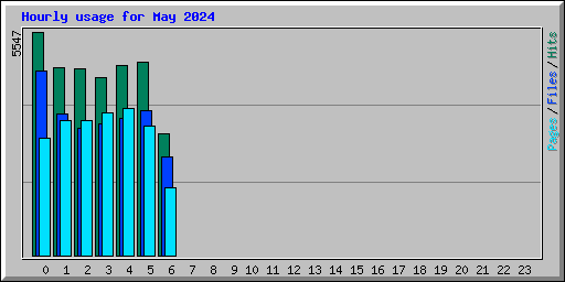 Hourly usage for May 2024