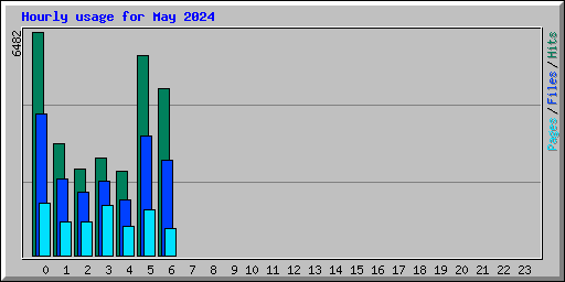 Hourly usage for May 2024