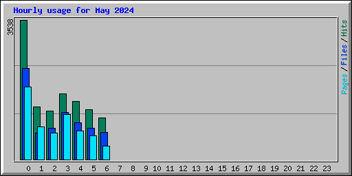 Hourly usage for May 2024