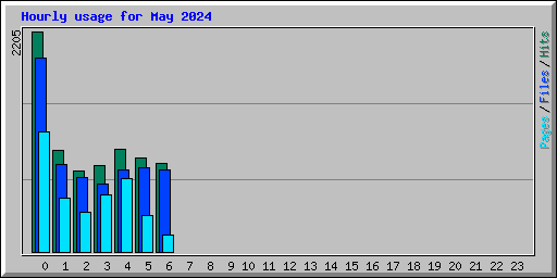 Hourly usage for May 2024