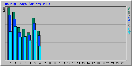 Hourly usage for May 2024