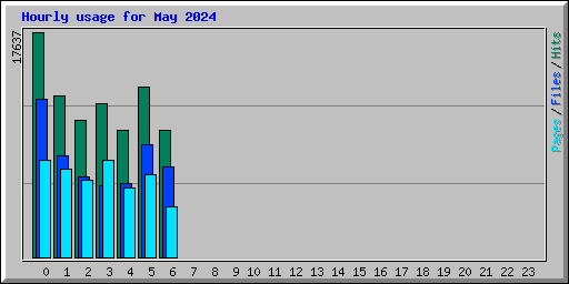Hourly usage for May 2024