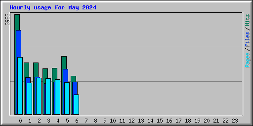 Hourly usage for May 2024